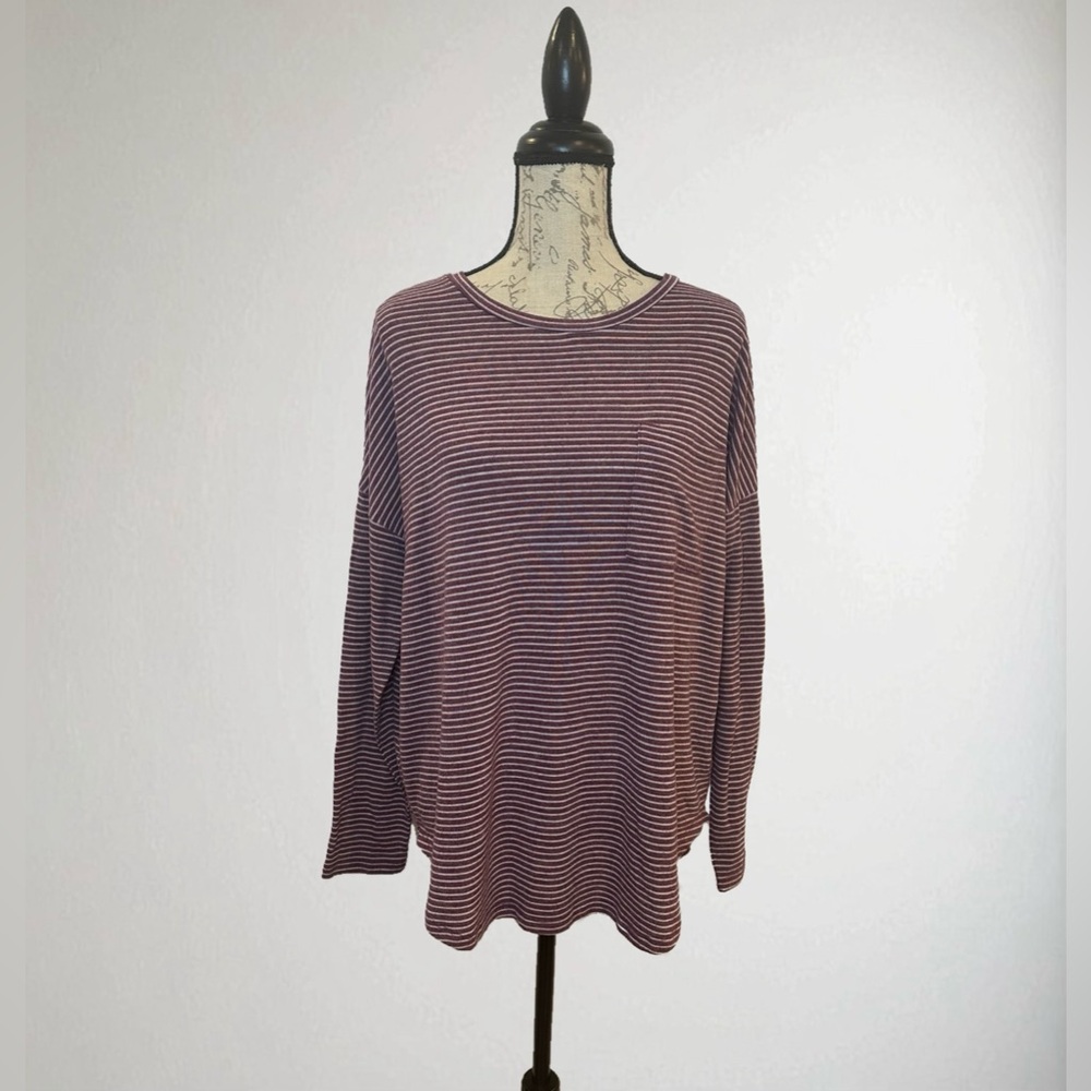 Old Navy Purple Striped Women's Top